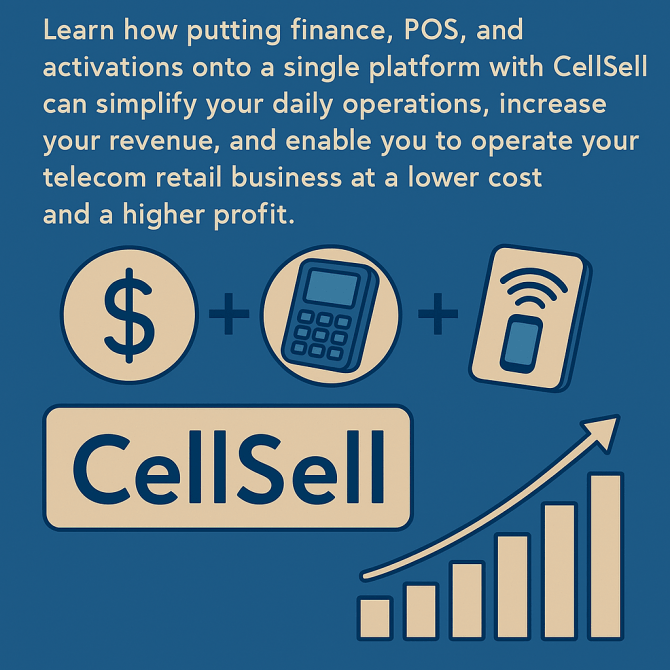CellSell® - Retail ERP Platform for Cell Phone Stores